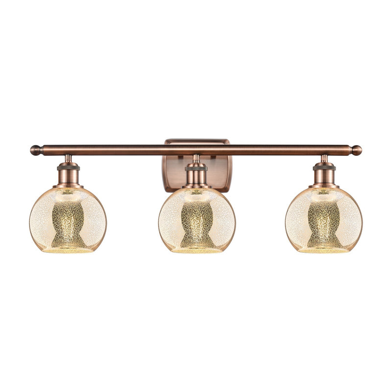 Innovations Athens 3Lt 25.875" Bath Vanity, Antique Copper