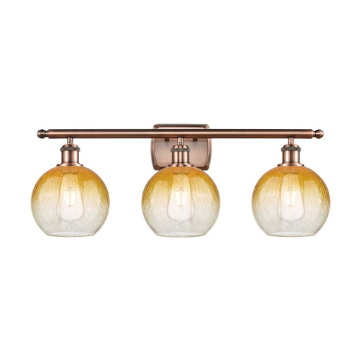 Innovations Brookhaven Globe 3Lt 27.875", Antique Copper
