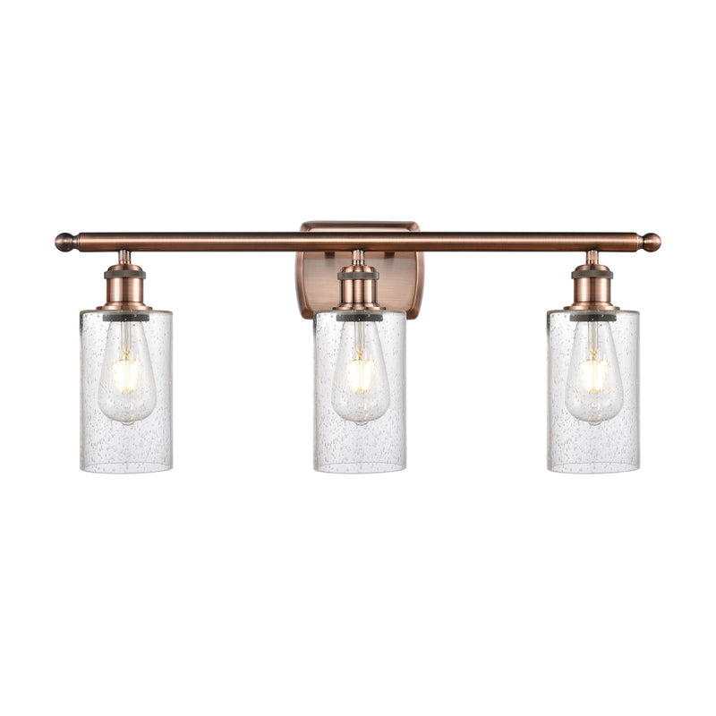 Innovations Clymer 3Lt 23.875" Bath Vanity Lt, Antique Copper