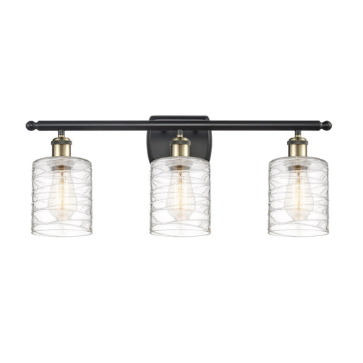 Innovations Cobbleskill 3Lt 25" Bath, Blk Antique Brass
