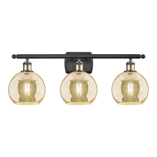 Innovations Athens 3Lt 28" Bath Vanity, Blk Antique Brass