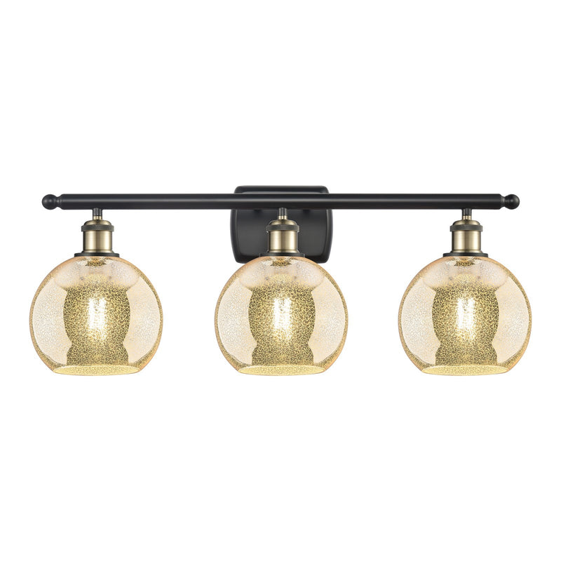 Innovations Athens 3Lt 28" Bath Vanity, Blk Antique Brass