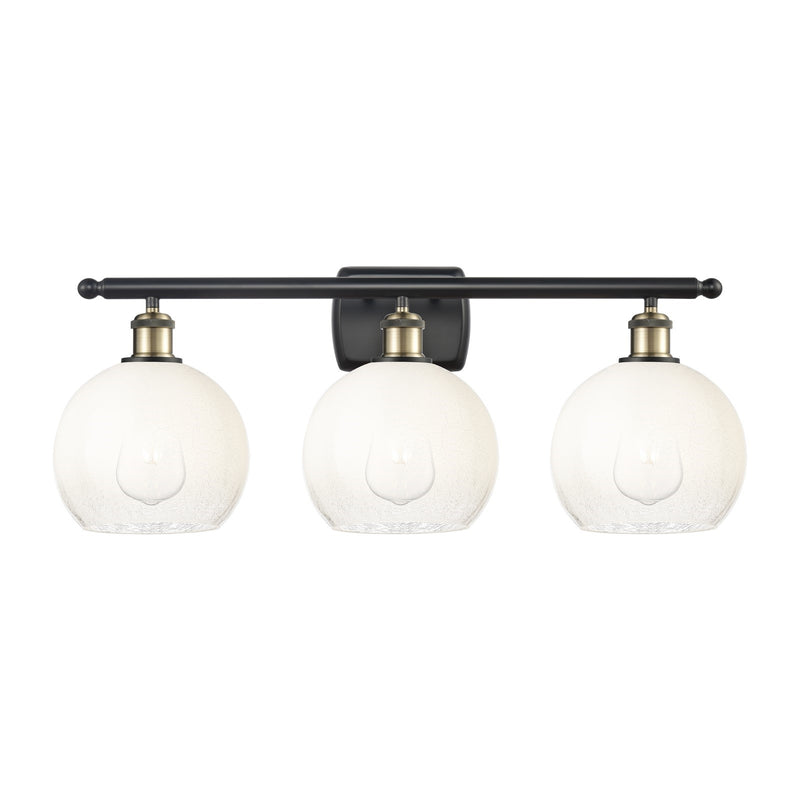 Innovations Brookhaven Globe 3Lt, Blk Antique Brass