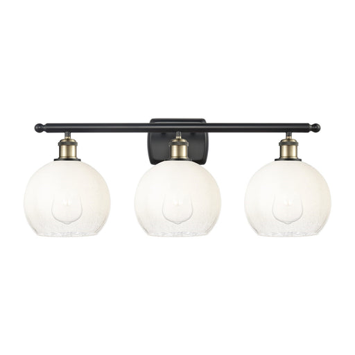 Innovations Brookhaven Globe 3Lt, Blk Antique Brass