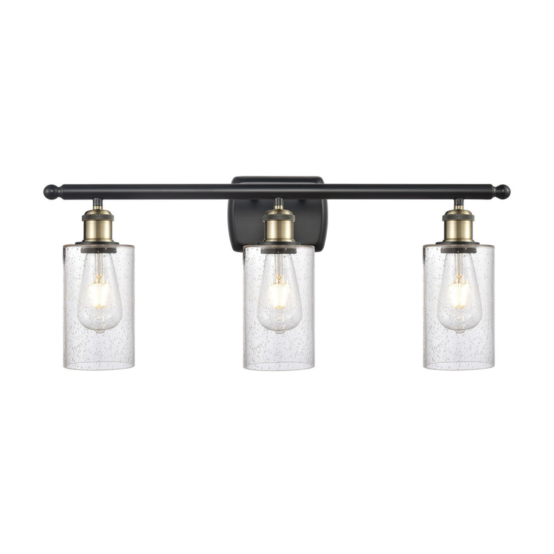 Innovations Clymer 3Lt 23.875" Bath Vanity, Blk Antique Brass