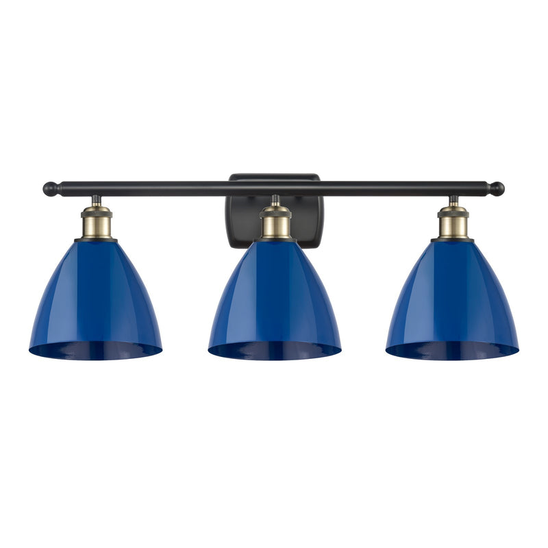 Innovations Plymouth 3Lt 27.5" Bath, Blk Antique Brass