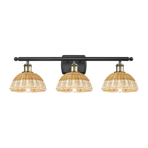 Innovations Bristol Natural II 3Lt, Blk Antique Brass