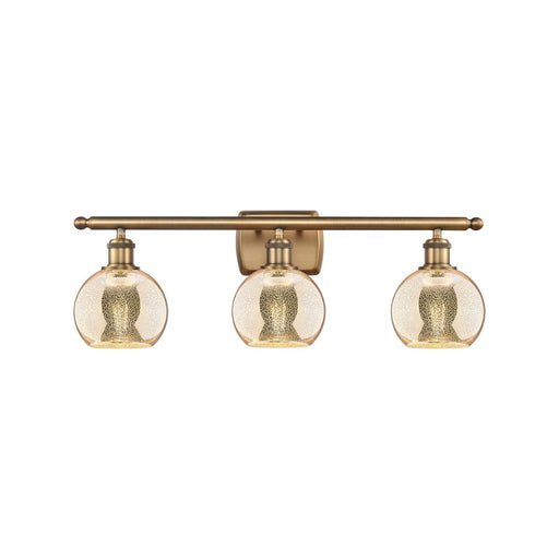 Innovations Athens 3Lt 25.875" Bath Vanity Lt, Brushed Brass