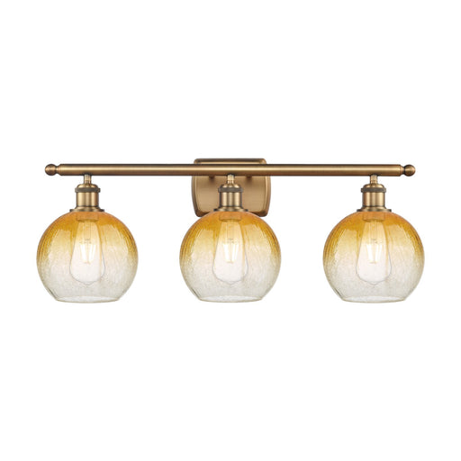 Innovations Brookhaven Globe 3Lt 27.875", Brushed Brass