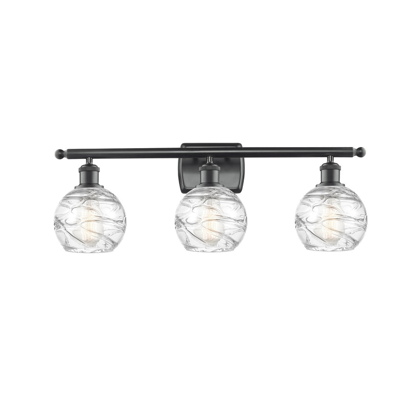 Innovations Athens Deco Swirl 3Lt 25.875" Bath, Matte Blk