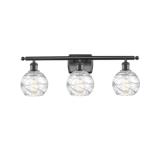 Innovations Athens Deco Swirl 3Lt 25.875" Bath, Matte Blk
