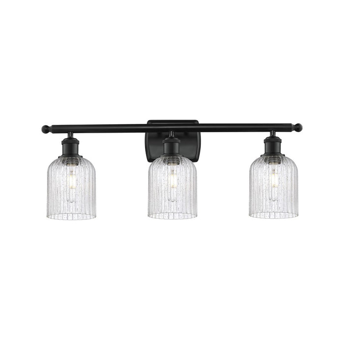 Innovations Ballston Bridal Veil 3Lt 25" Bath, Black/Seedy - 516-3W-BK-G559-5SDY