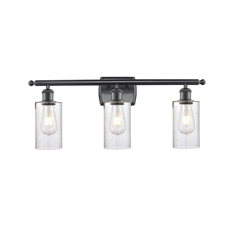 Innovations Clymer 3Lt 23.875" Bath Vanity Lt, Matte Blk