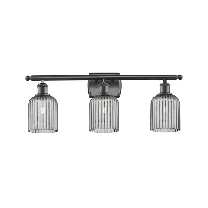 Innovations Ballston Bridal Veil 3Lt 25" Bath, Bronze/Smoke - 516-3W-OB-G559-5SM