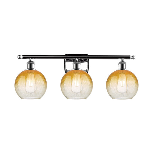 Innovations Brookhaven Globe 3Lt 27.875", Polished Chrome