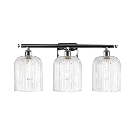 Innovations Bridal Veil 25in 3-Light Bath Vanity Light | Art Nouveau Polished Chrome and Seedy Glass | Bathroom Vanity | 25 x | Model 516-3W-PC-G559-8SDY