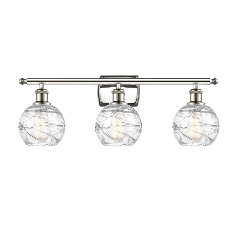 Innovations Athens Deco Swirl 3Lt, Polished Nickel