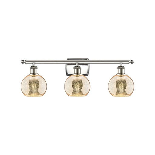 Innovations Athens 3Lt 25.875" Bath Vanity, Polished Nickel