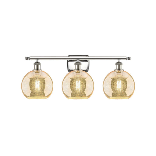 Innovations Athens 3Lt 28" Bath Vanity Lt, Polished Nickel
