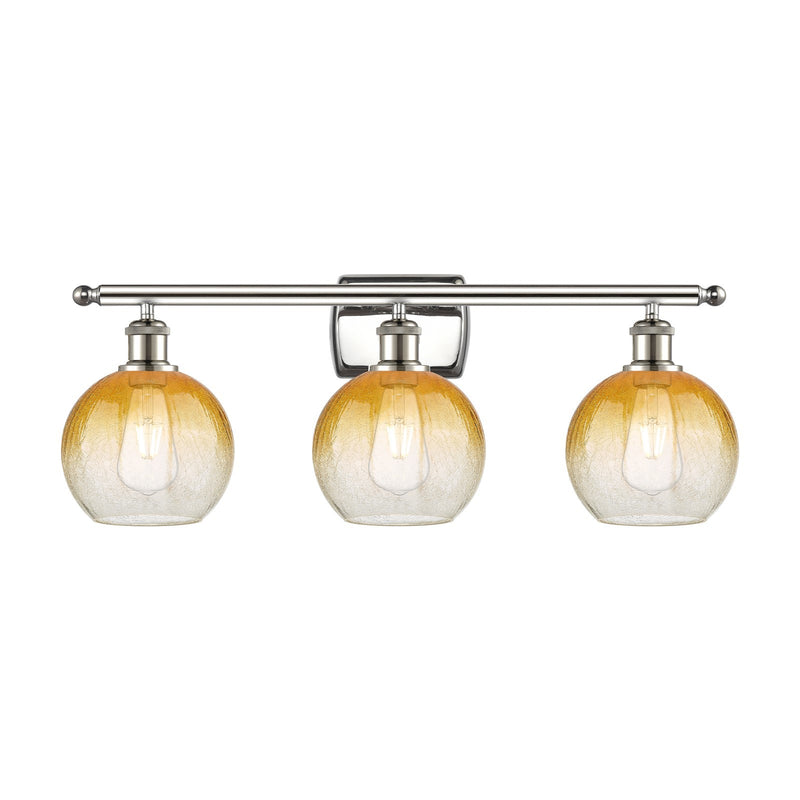 Innovations Brookhaven Globe 3Lt 27.875", Polished Nickel