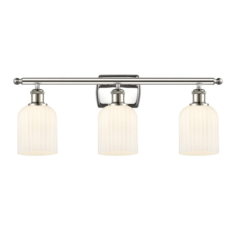 Innovations Ballston Bridal Veil 3Lt 25" Bath, PN/GW - 516-3W-PN-G559-5GWH