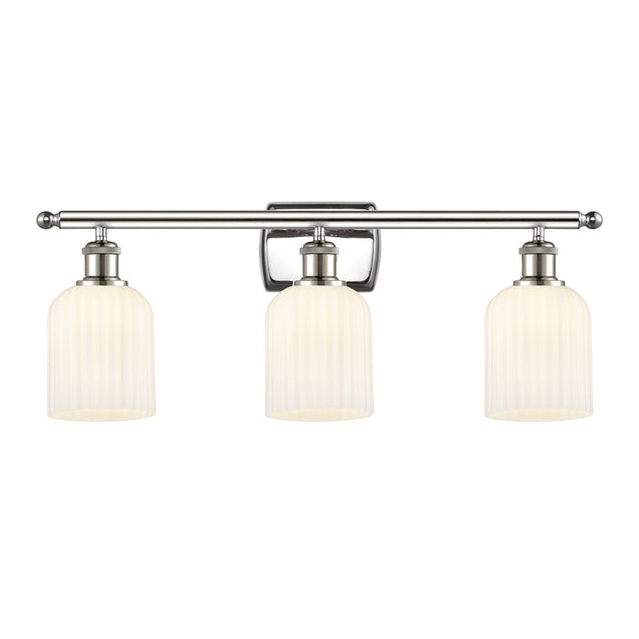 Innovations Ballston Bridal Veil 3Lt 25" Bath, PN/GW - 516-3W-PN-G559-5GWH