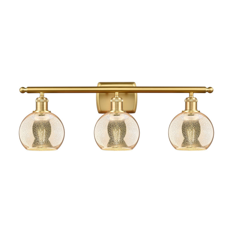 Innovations Athens 3Lt 25.875" Bath Vanity Lt, Satin Gold