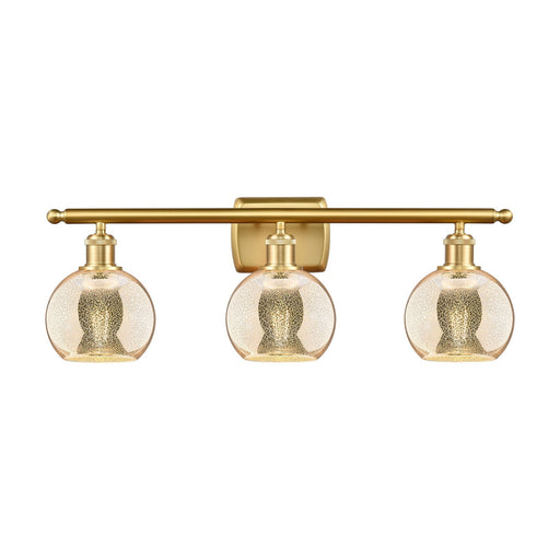 Innovations Athens 3Lt 25.875" Bath Vanity Lt, Satin Gold