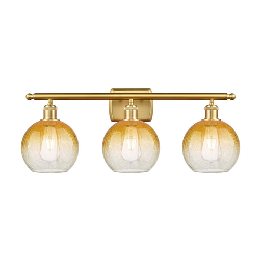 Innovations Brookhaven Globe 3Lt 27.875" Bath, Satin Gold