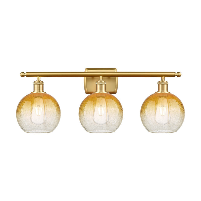 Innovations Brookhaven Globe 3Lt 27.875" Bath, Satin Gold