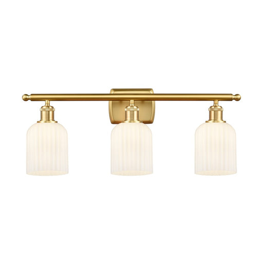 Innovations Ballston Bridal Veil 3Lt 25" Bath, GD/GW - 516-3W-SG-G559-5GWH