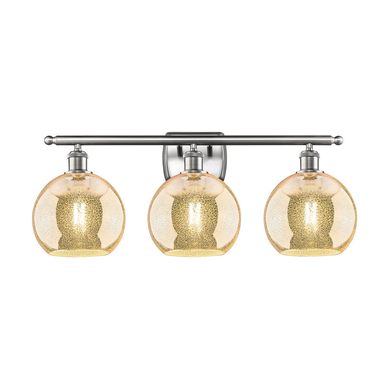 Innovations Athens 3Lt 28" Bath Vanity, Brushed Satin Nickel
