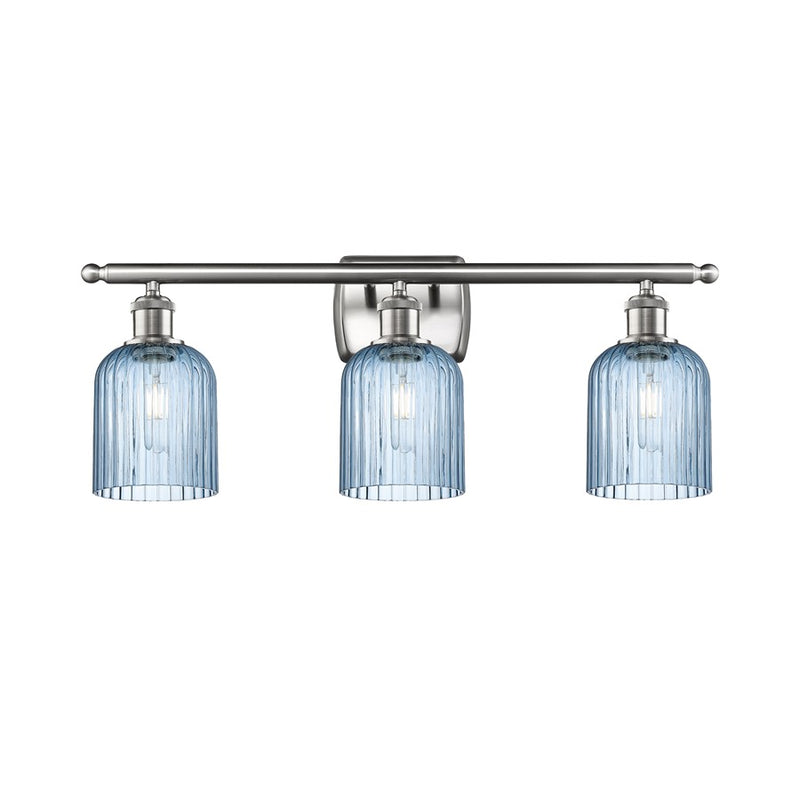 Innovations Ballston Bridal Veil 3Lt 25" Bath, SN/BL - 516-3W-SN-G559-5BL