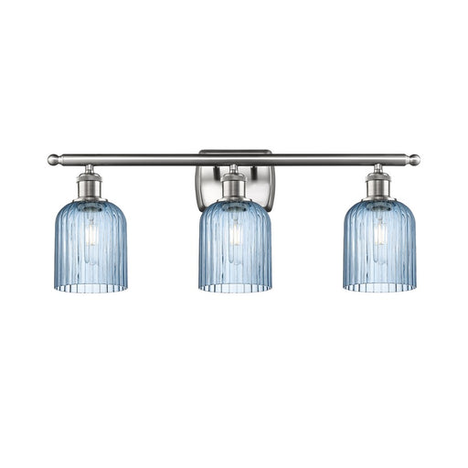 Innovations Ballston Bridal Veil 3Lt 25" Bath, SN/BL - 516-3W-SN-G559-5BL