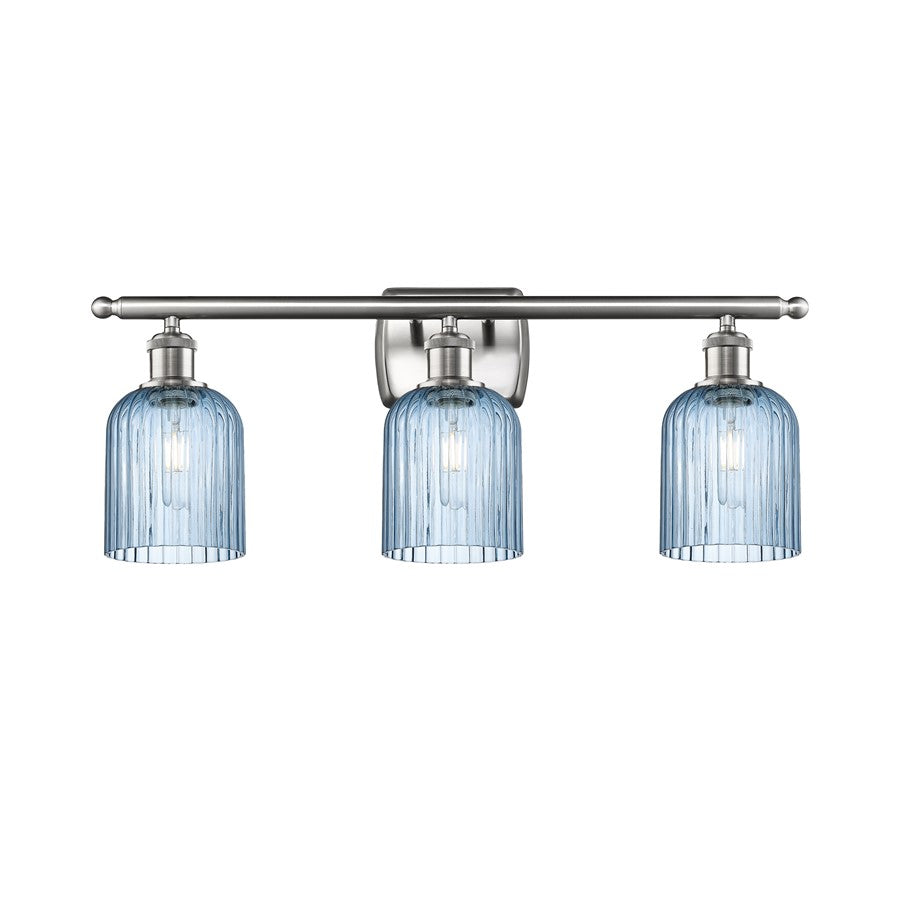 Innovations Ballston Bridal Veil 3Lt 25" Bath, SN/BL - 516-3W-SN-G559-5BL