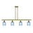 Innovations Ballston Bridal Veil 4Lt 48" Stem Island, AB/BL - 516-4I-AB-G559-5BL