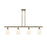 Innovations Ball Bridal Veil 4Lt 48" Stem Island, AB/GW - 516-4I-AB-G559-5GWH