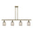 Innovations Ballston Bridal Veil 4Lt 48" Stem Island, AB/MC - 516-4I-AB-G559-5ME