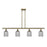 Innovations Ballston Bridal Veil 4Lt 48" Stem Island, AB/SM - 516-4I-AB-G559-5SM