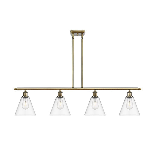 Innovations Berkshire Glass 4Lt 48", Antique Brass