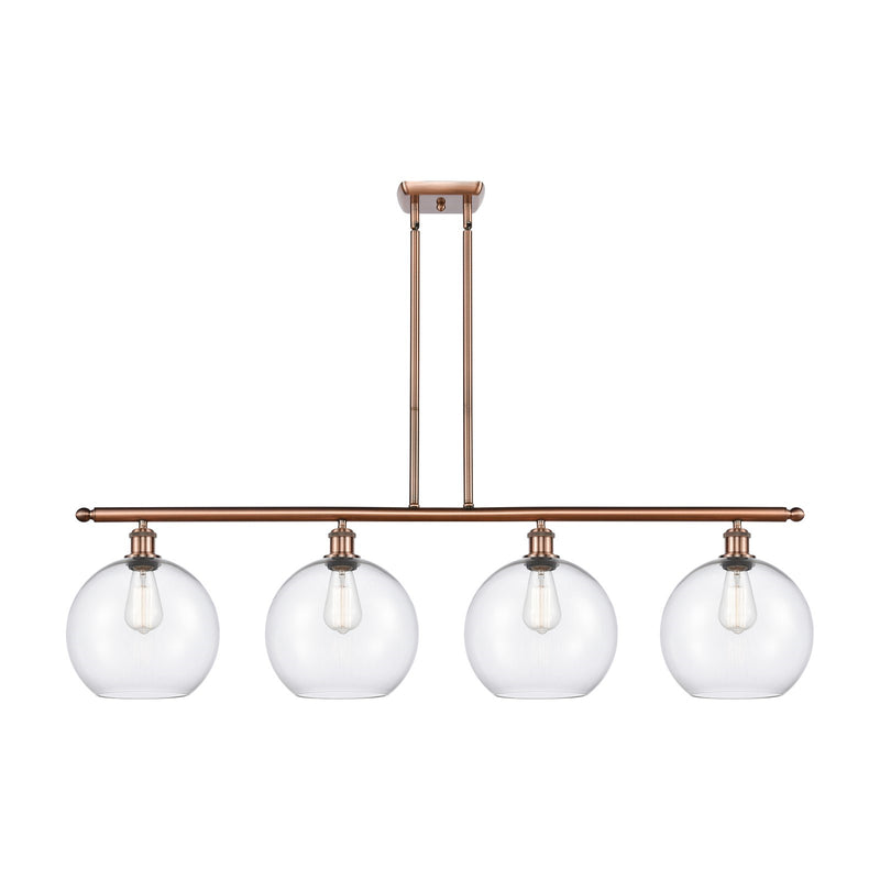 Innovations Athens 4Lt 48.25" Island Lt, Antique Copper