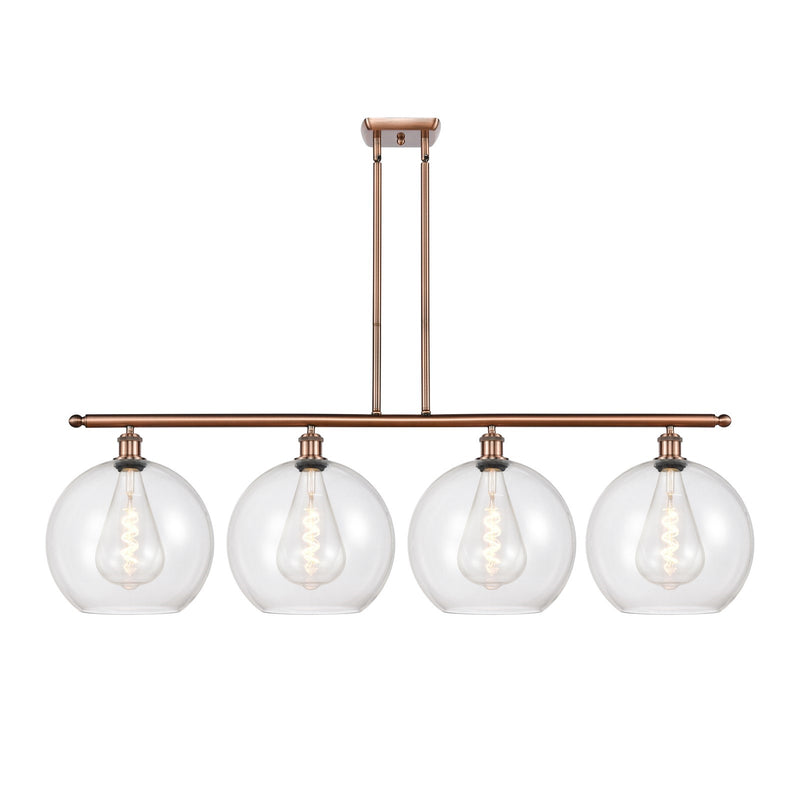 Innovations Athens 4Lt 50" Island Lt, Antique Copper