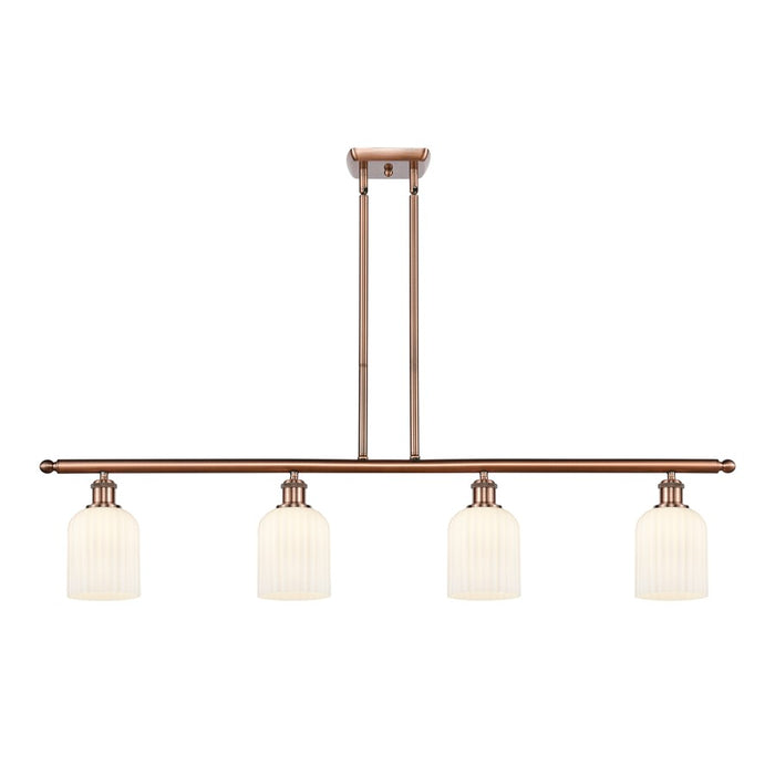 Innovations Ball Bridal Veil 4Lt 48" Stem Island, CP/GW - 516-4I-AC-G559-5GWH