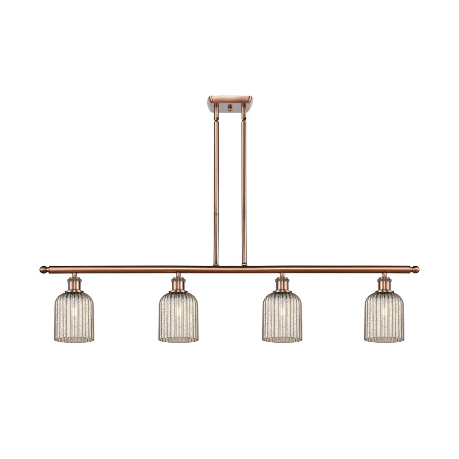 Innovations Ballston Bridal Veil 4Lt 48" Stem Island, CP/MC - 516-4I-AC-G559-5ME