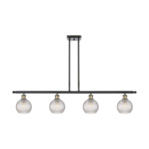 Innovations Athens 4Lt 48" Island Lt, Blk Antique Brass