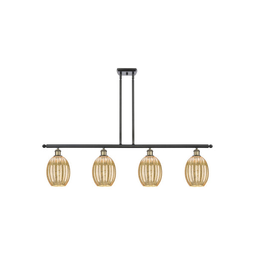 Innovations Preston Bulb 4Lt 48", Blk Antique Brass