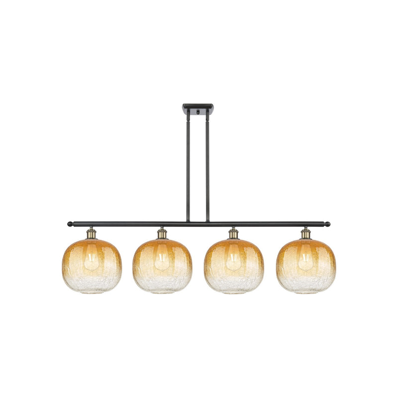 Innovations Brookhaven Sphere 4Lt, Blk Antique Brass