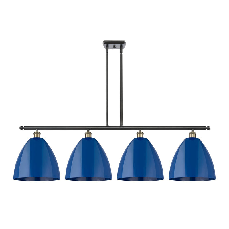 Innovations Plymouth 4Lt 50.25", Blk Antique Brass