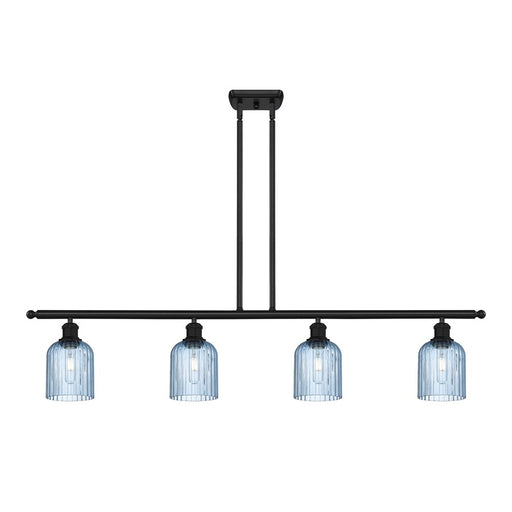 Innovations Ballston Bridal Veil 4Lt 48" Stem Island, BK/BL - 516-4I-BK-G559-5BL