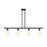 Innovations Ball Bridal Veil 4Lt 48" Stem Island, BK/GW - 516-4I-BK-G559-5GWH